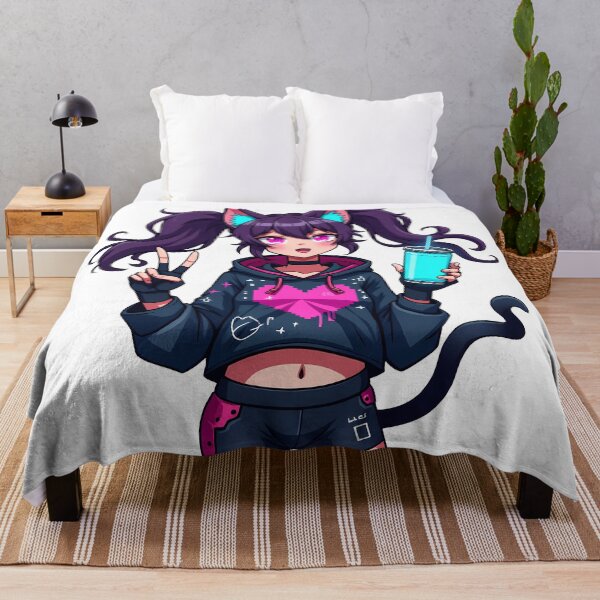 Item preview, Olivia Waifu Cup Transparent Cyberpunk Catgirl Gaming designed and sold by zoughlal.
