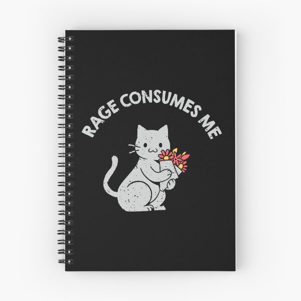 Item preview, Rage Consumes Me Lovely Gray Cat by Tobe Fonseca designed and sold by Tobe Fonseca®.