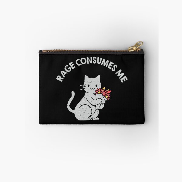 Item preview, Rage Consumes Me Lovely Gray Cat by Tobe Fonseca designed and sold by Tobe Fonseca®.