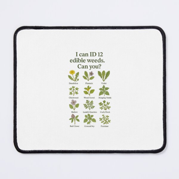 Item preview, edible weeds designed and sold by EuropeanPrints.