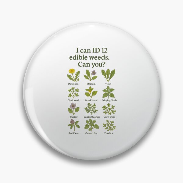 Item preview, edible weeds designed and sold by EuropeanPrints.