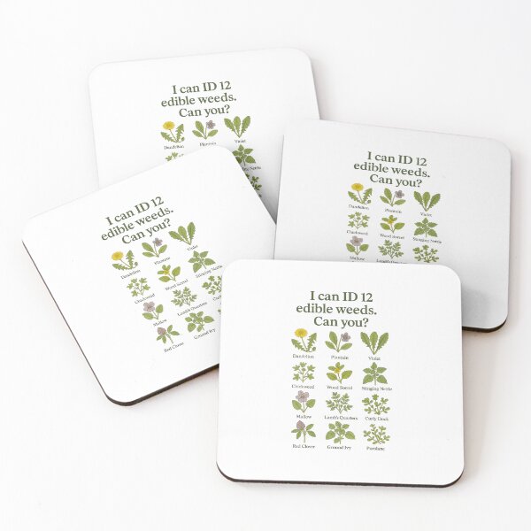 Item preview, edible weeds designed and sold by EuropeanPrints.