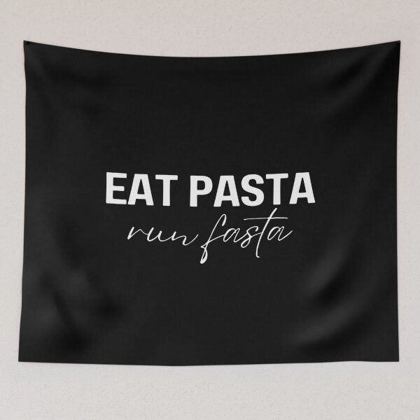 Item preview, Eat Pasta Run Fasta Funny Running Foodie designed and sold by StrideSuccess.