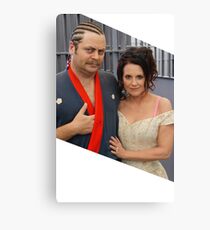 Ron Swanson Tammy Couple Goals Canvas Print