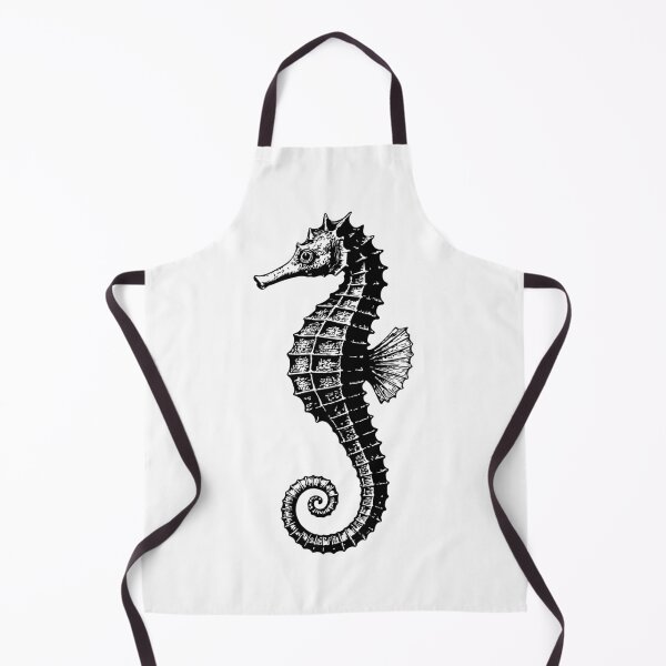 Item preview, Vintage Seahorse Marine Art, Nautical Coastal, Antique Sea Life Illustration, Ocean Beach House designed and sold by kilosdesignstudio.