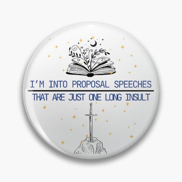 Item preview, Insulting Proposal Fantasy Quote designed and sold by brittneymgh.