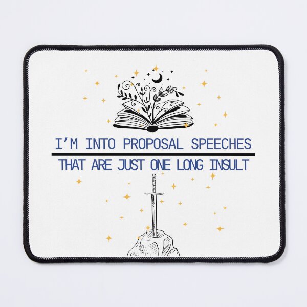 Item preview, Insulting Proposal Fantasy Quote designed and sold by brittneymgh.