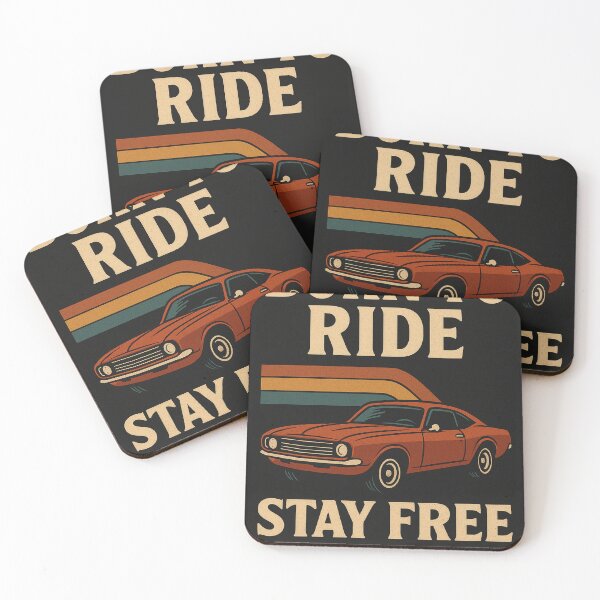 Item preview, Born to Ride – Retro Muscle Car Freedom Poster designed and sold by AIwearOfficial.