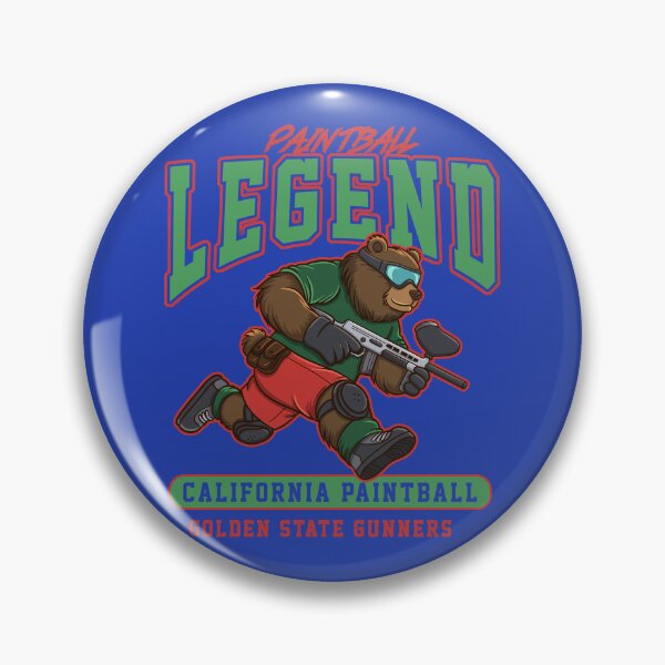 Item preview, Running Bear with Paintball Gun - Legend Paintball California Style designed and sold by ImaginarStore.