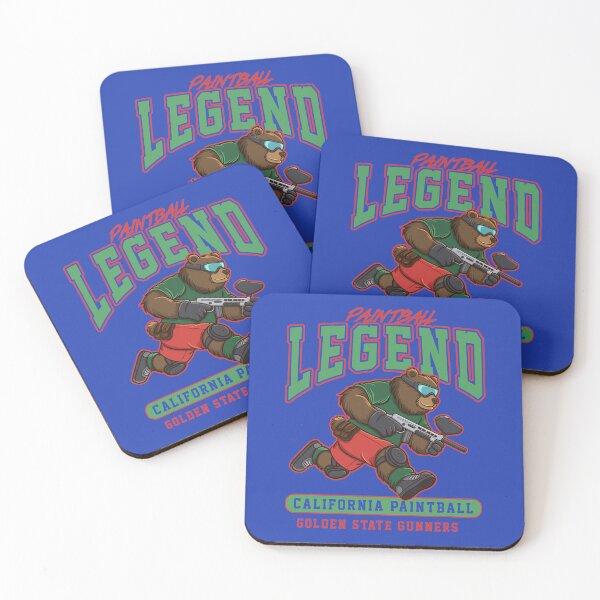 Item preview, Running Bear with Paintball Gun - Legend Paintball California Style designed and sold by ImaginarStore.