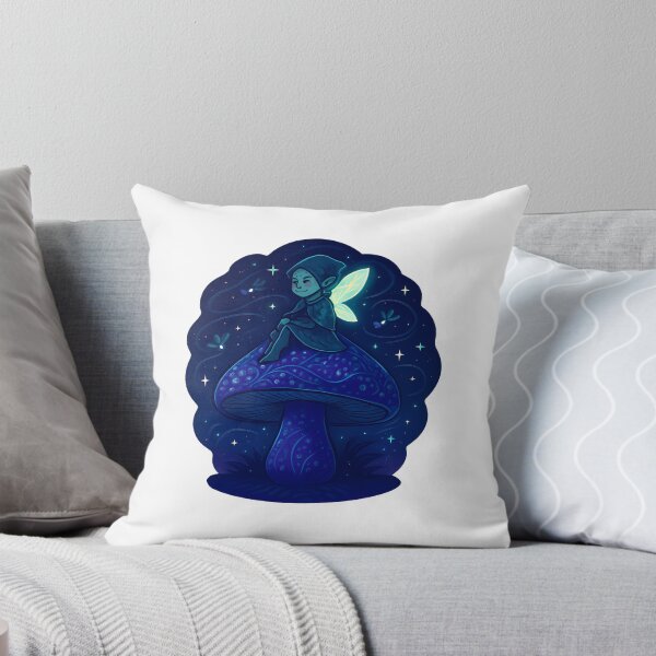 Item preview, Garden Fairy Mushroom Friend - Enchanted Purple Toadstool Vinyl designed and sold by zoughlal.