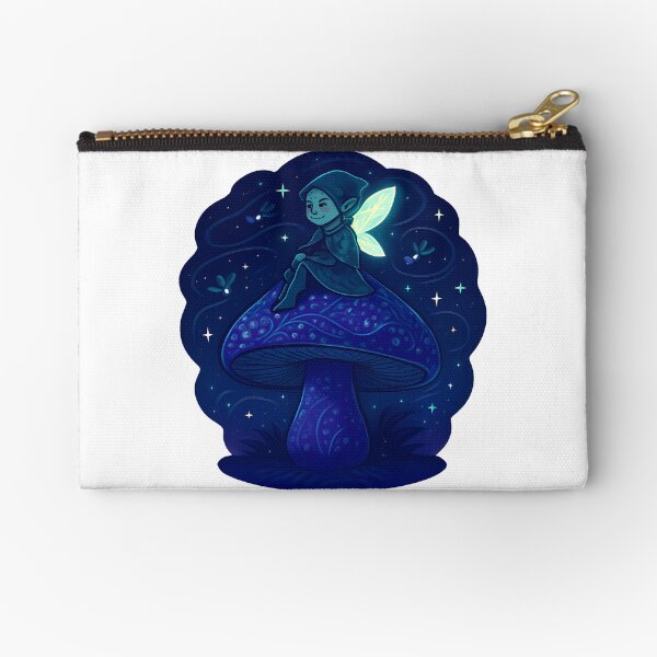 Item preview, Garden Fairy Mushroom Friend - Enchanted Purple Toadstool Vinyl designed and sold by zoughlal.