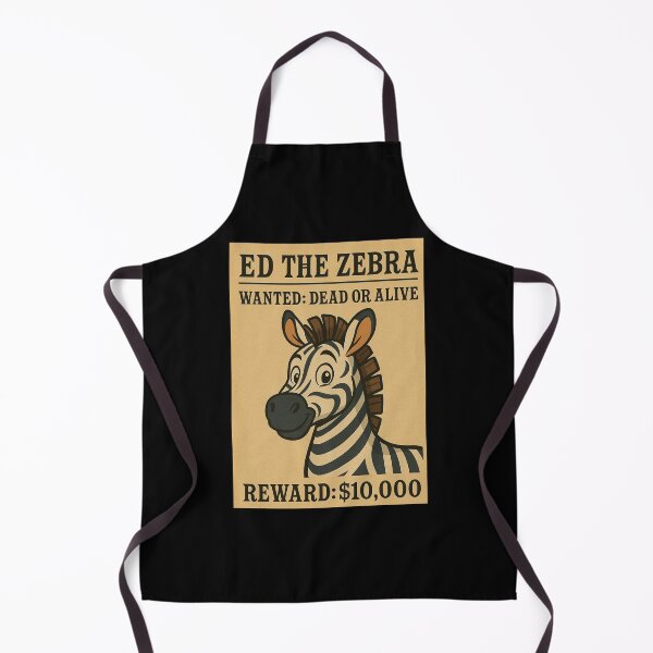 Item preview, Ed the Zebra - Wanted designed and sold by CroakysCorner.