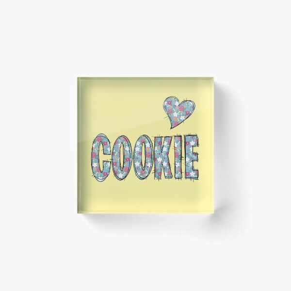 Item preview, Cookie Floral Stitch Pattern With Yellow Background  designed and sold by missmann.
