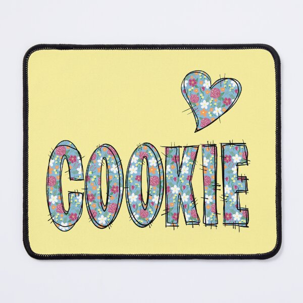 Item preview, Cookie Floral Stitch Pattern With Yellow Background designed and sold by missmann.