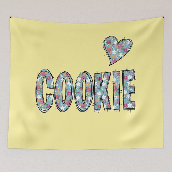 Item preview, Cookie Floral Stitch Pattern With Yellow Background  designed and sold by missmann.