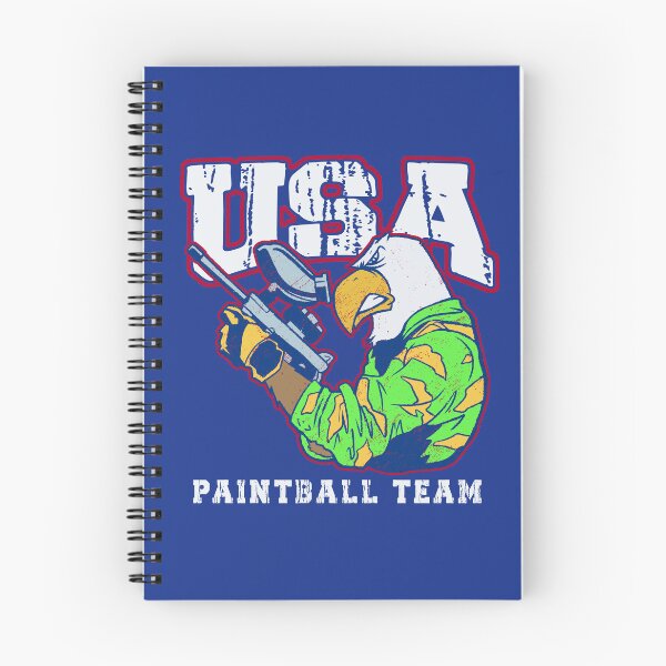 Item preview, USA Eagle Paintball Mascot - American Eagle Playing Paintball designed and sold by ImaginarStore.