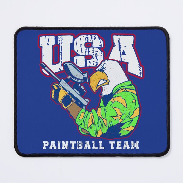 Item preview, USA Eagle Paintball Mascot - American Eagle Playing Paintball designed and sold by ImaginarStore.