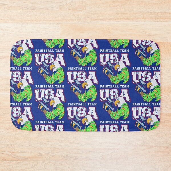Item preview, USA Eagle Paintball Mascot - American Eagle Playing Paintball designed and sold by ImaginarStore.
