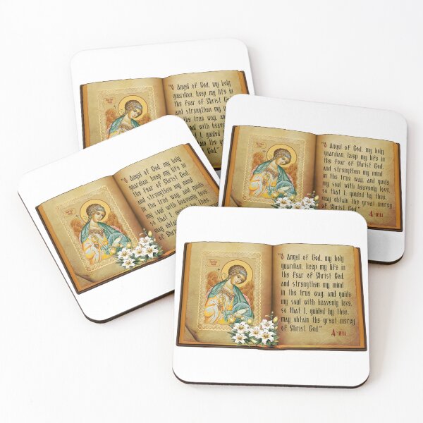 Item preview, Orthodox prayer to the guardian angel – Orthodox Bible Art Sticker designed and sold by orthodox-icon.