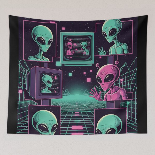 Item preview, aliens designed and sold by 4rtistcDrift.