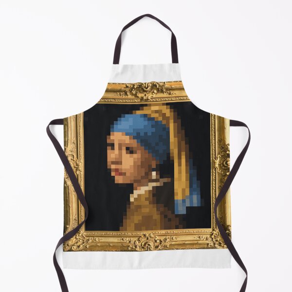 Item preview, Girl with a peral pixelart designed and sold by AleksandriasArt.