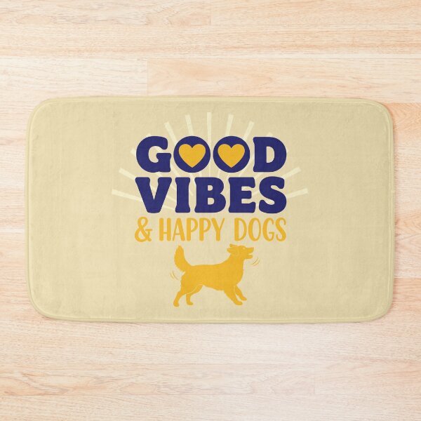 Item preview, Good Vibes & Happy Dog designed and sold by Amir Faysal.
