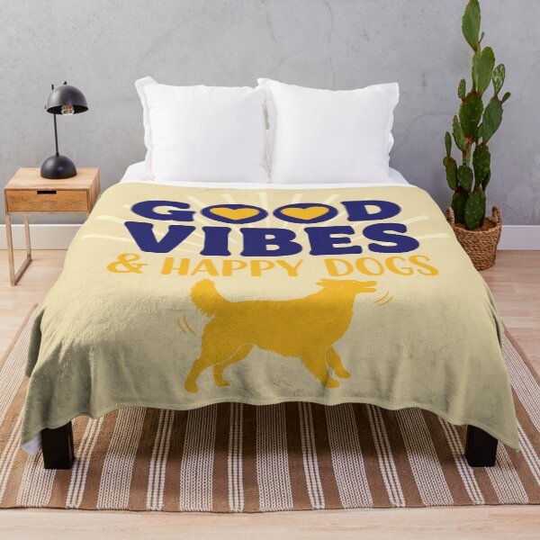 Item preview, Good Vibes & Happy Dog designed and sold by Amir Faysal.