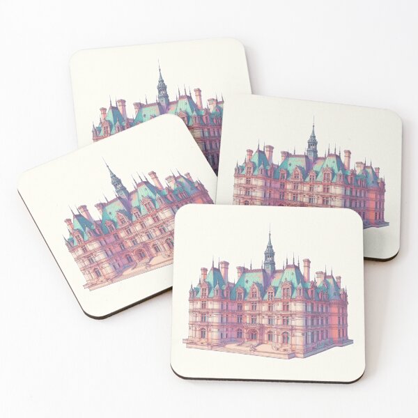 Item preview, Copy of Minimalist French Castle - Modern Chateaucore Aesthetic Wall Art designed and sold by Sugar Wisdom .