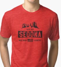 Sedona Arizona Hiking Shirt Gift - Red Rock Country Est 1902 Tri-blend T-Shirt