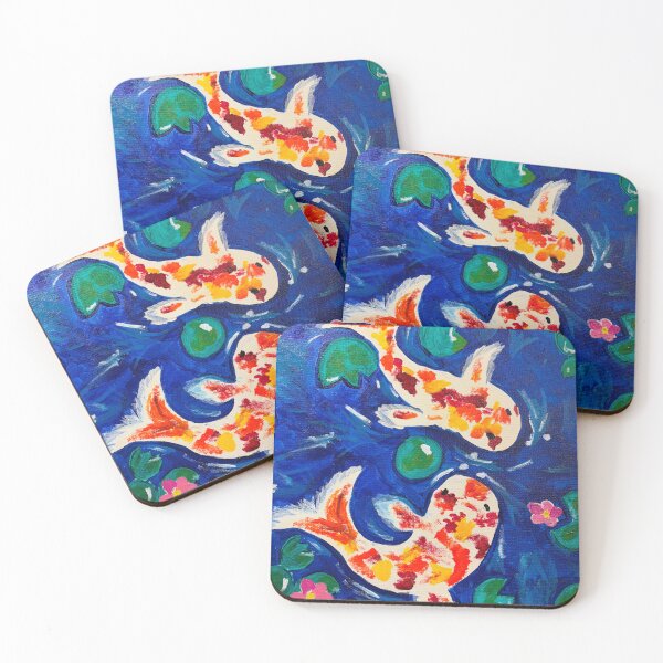 Item preview, Peaceful Koi Pond designed and sold by Breaspaint.