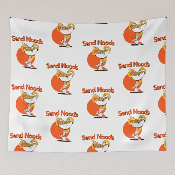 Item preview, Send Noods – Funny Cartoon Ramen Bowl Design designed and sold by Misery Loves Cotton.