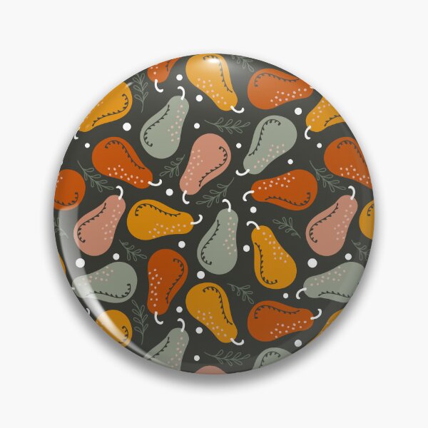 Item preview, Fall Color Pears Fruit Pattern designed and sold by Farissa Designs.