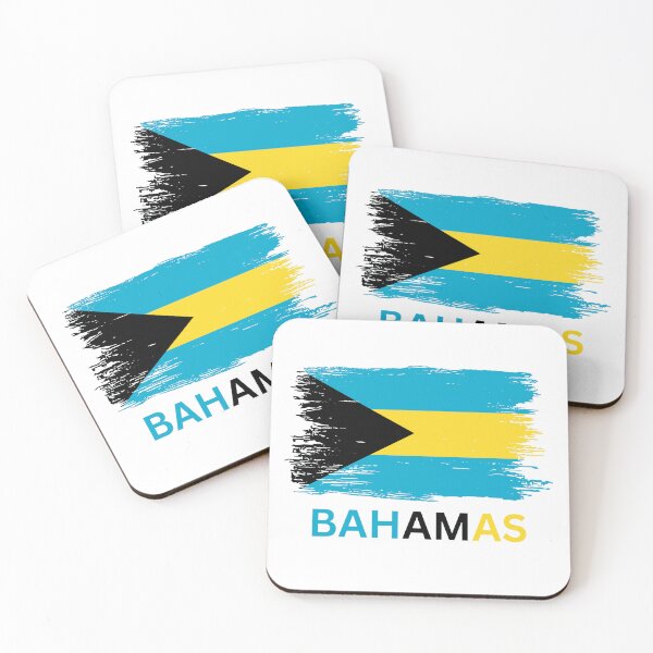 Item preview, Bahamas Flag Sticker . Bahamas Travel Destination Stamp Sticker designed and sold by VainPro.