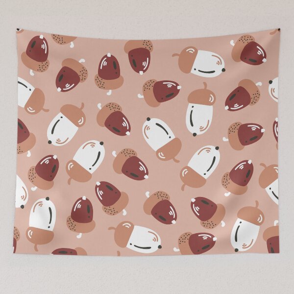 Item preview, Fall Scattered Acorns Pattern designed and sold by Farissa Designs.