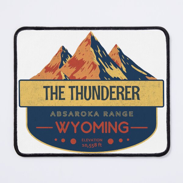 Item preview, The Thunderer, Absaroka Range, Wyoming, Mountain Design designed and sold by Wanderful-roads.