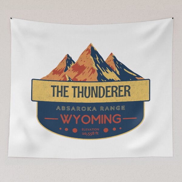 Item preview, The Thunderer, Absaroka Range, Wyoming, Mountain Design designed and sold by Wanderful-roads.