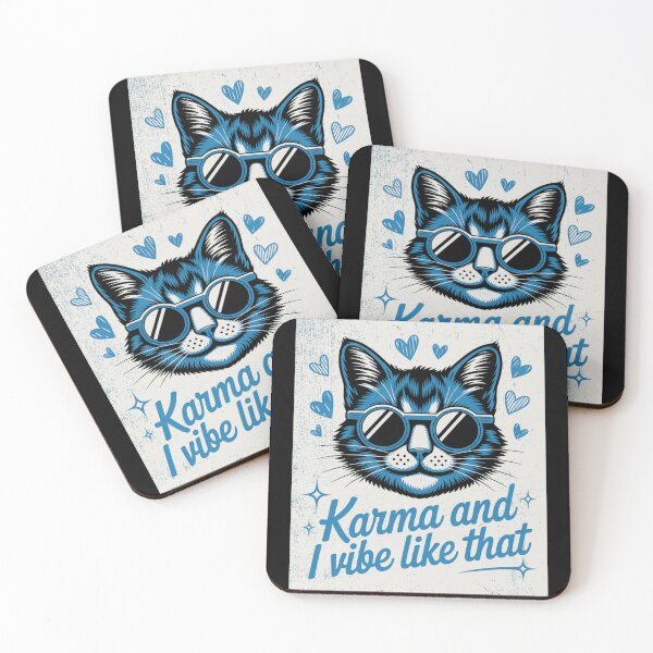 Item preview, Cool Cat - Karma and I Vibe Like That designed and sold by theartfulaspie.