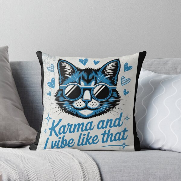 Item preview, Cool Cat - Karma and I Vibe Like That designed and sold by theartfulaspie.
