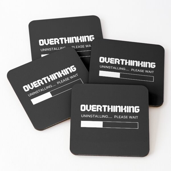 Item preview, Overthinking: Uninstalling Please Wait - Stoic Philosophy, Stoic Mindset designed and sold by LexaArtworks.