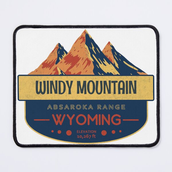Item preview, Windy Mountain, Absaroka Range, Wyoming, Mountain Design designed and sold by Wanderful-roads.
