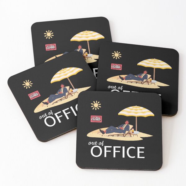 Item preview, Out of Office – Beach Vacation Relaxing Businessman Funny T-Shirt designed and sold by MaybeeShirts.