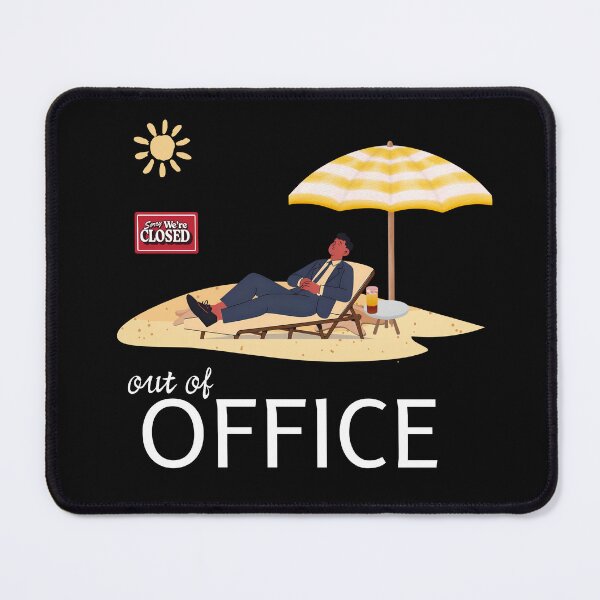 Item preview, Out of Office – Beach Vacation Relaxing Businessman Funny T-Shirt designed and sold by MaybeeShirts.