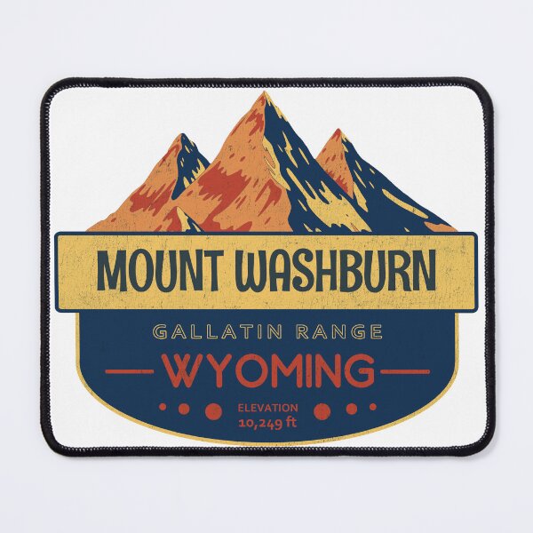 Item preview, Mount Washburn, Gallatin Range, Wyoming, Mountain Design designed and sold by Wanderful-roads.