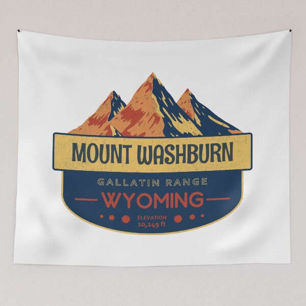 Item preview, Mount Washburn, Gallatin Range, Wyoming, Mountain Design designed and sold by Wanderful-roads.