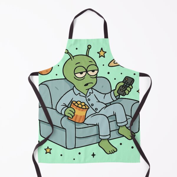 Item preview, Lazy Alien Couch Potato Vibes designed and sold by fadilow.