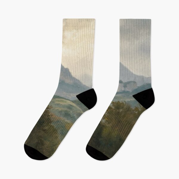 Item preview, Misty French Mountain Valleys | Romantic Landscape in Soft Light – Carraann Gallery designed and sold by CARRAANN.