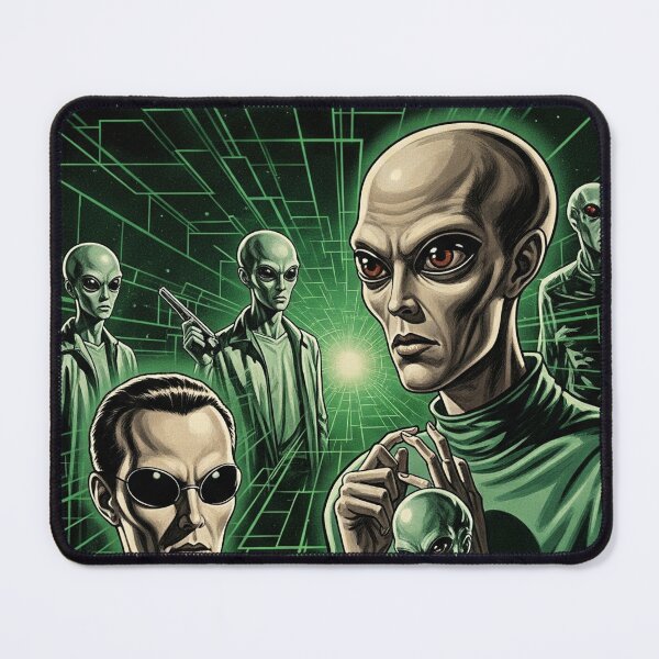Item preview, ALIENS IN THE MATRIX designed and sold by 4rtistcDrift.