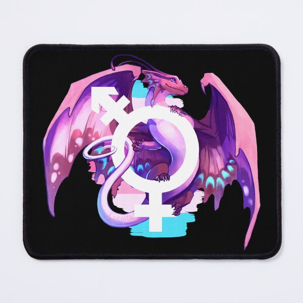 Item preview, Transfeminine Pride Dragon designed and sold by kaenith.