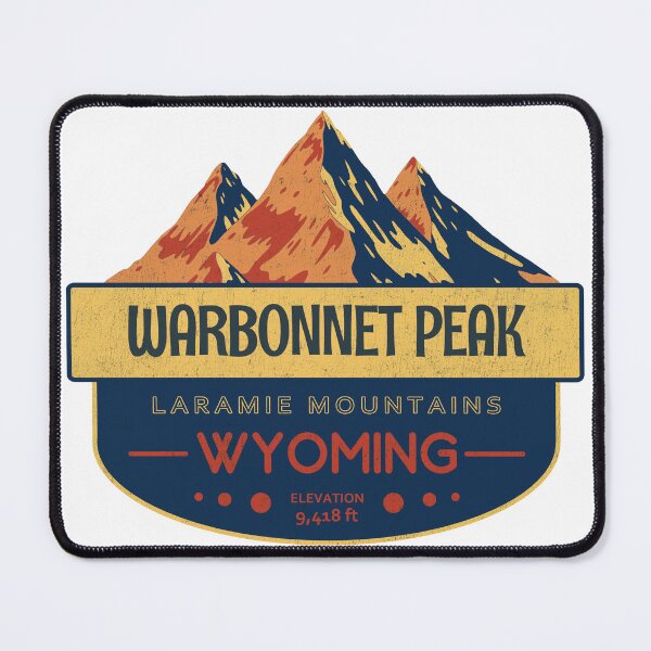 Item preview, Warbonnet Peak, Laramie Mountains, Wyoming, Mountain Design designed and sold by Wanderful-roads.